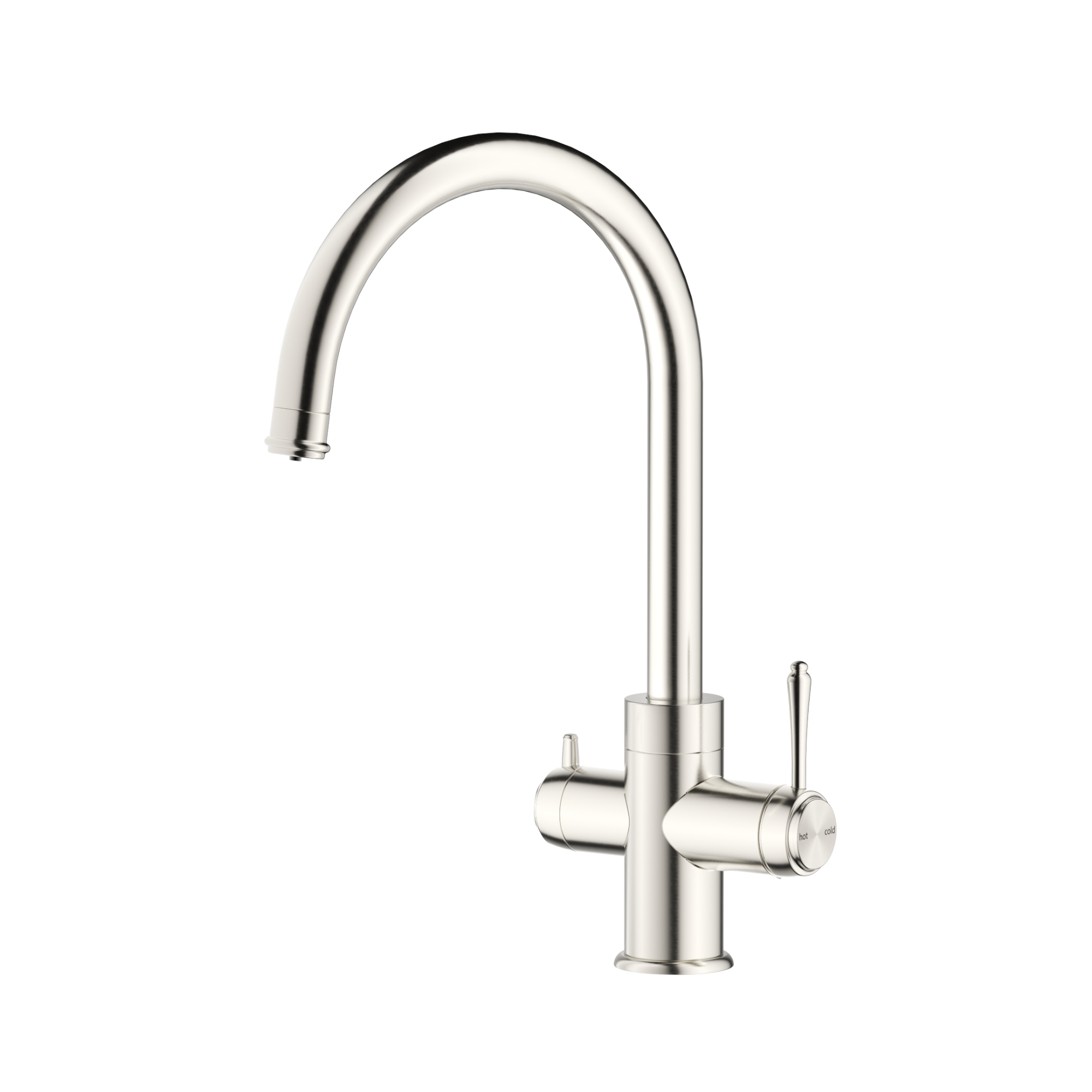 Bella Vista Mica Heritage 3-Way Filter Sink Mixer Brushed Nickel