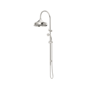 Bella Vista Mica Heritage Dual Shower Rail Brushed Nickel