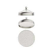 Bella Vista Mica Heritage Shower Head Brushed Nickel