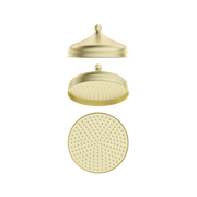 Bella Vista Mica Heritage Shower Head French Gold
