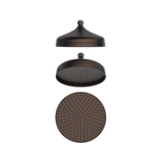 Bella Vista Mica Heritage Shower Head Dusk Bronze
