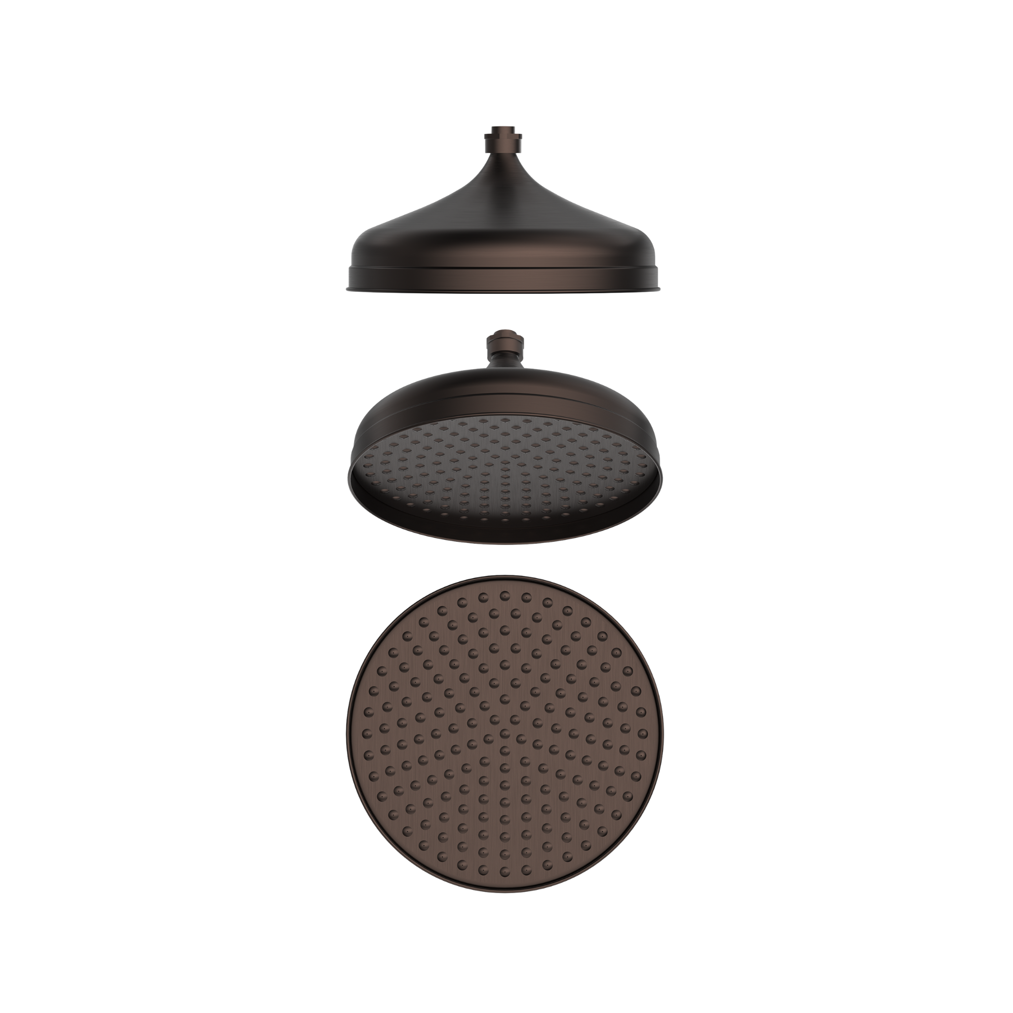 Bella Vista Mica Heritage Shower Head Dusk Bronze