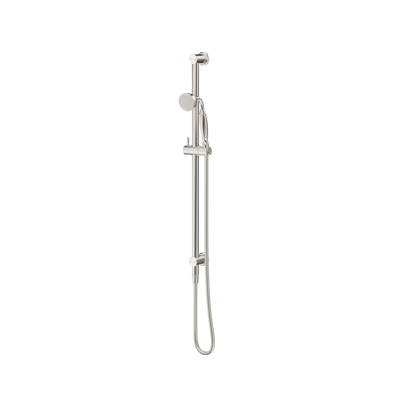 Bella Vista Mica Heritage Shower Rail Brushed Nickel
