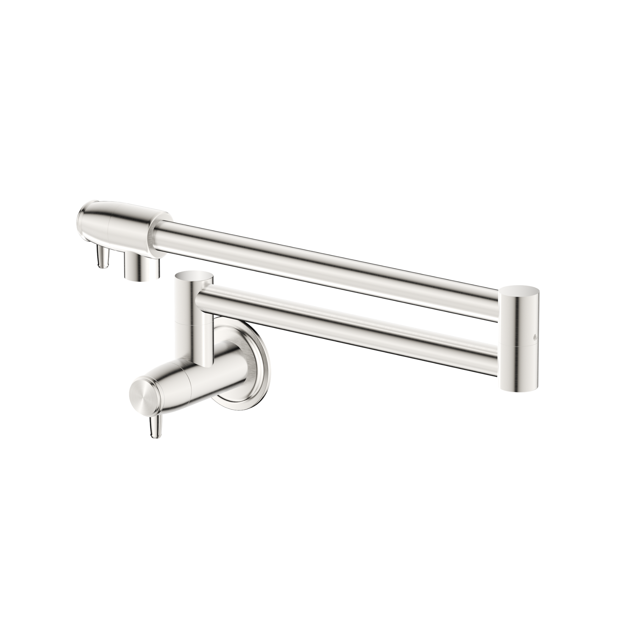 Bella Vista Mica Heritage Pot Filler Brushed Nickel