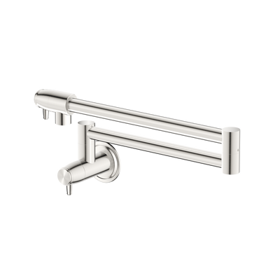 Bella Vista Mica Heritage Pot Filler Brushed Nickel