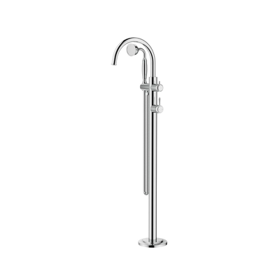 Bella Vista Mica Heritage Freestanding Bath Mixer with Hand Shower Chrome
