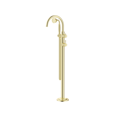 Bella Vista Mica Heritage Freestanding Bath Mixer with Hand Shower French Gold