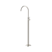 Bella Vista Mica Heritage Freestanding Bath Mixer Brushed Nickel