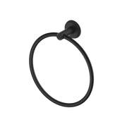 Bella Vista Heritage Mica Towel Ring Matte Black