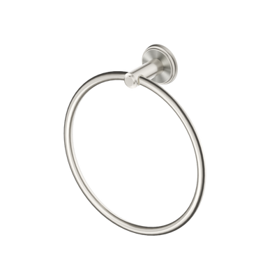 Bella Vista Heritage Mica Towel Ring Brushed Nickel