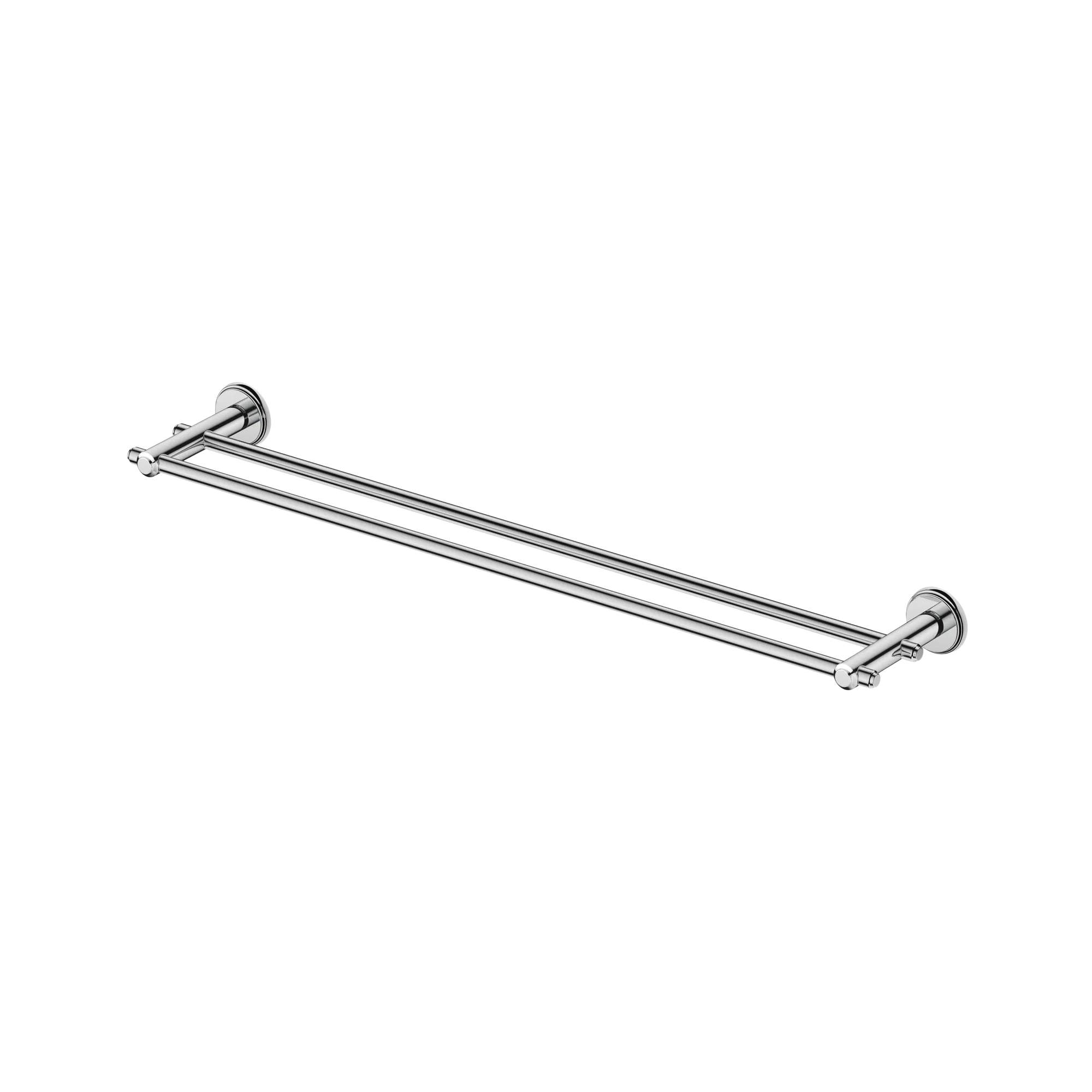 Bella Vista Mica Heritage Double Towel Rail Chrome