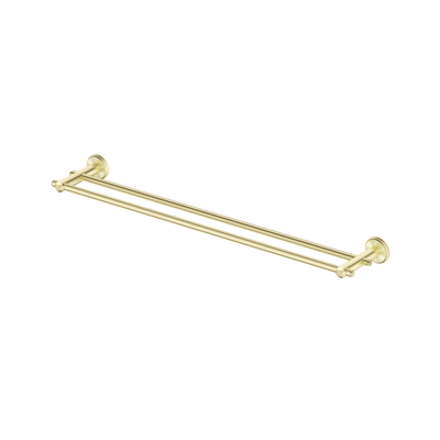 Bella Vista Mica Heritage Double Towel Rail French Gold