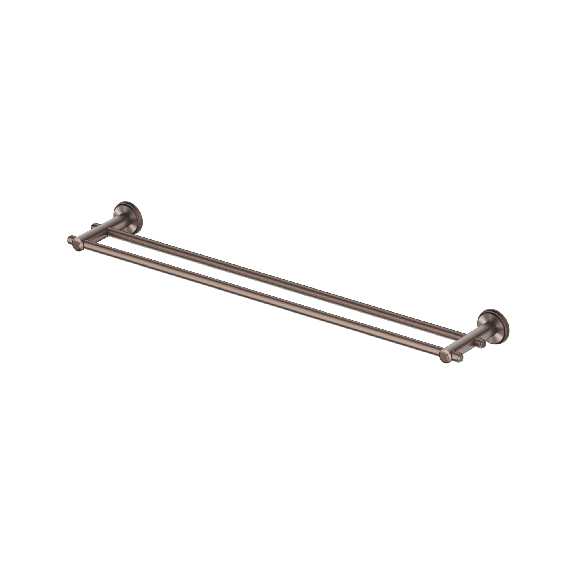Bella Vista Mica Heritage Double Towel Rail Dusk Bronze