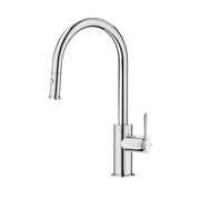 Bella Vista Mica Heritage Pull Out Sink Mixer Chrome