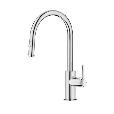 Bella Vista Mica Heritage Pull Out Sink Mixer Chrome
