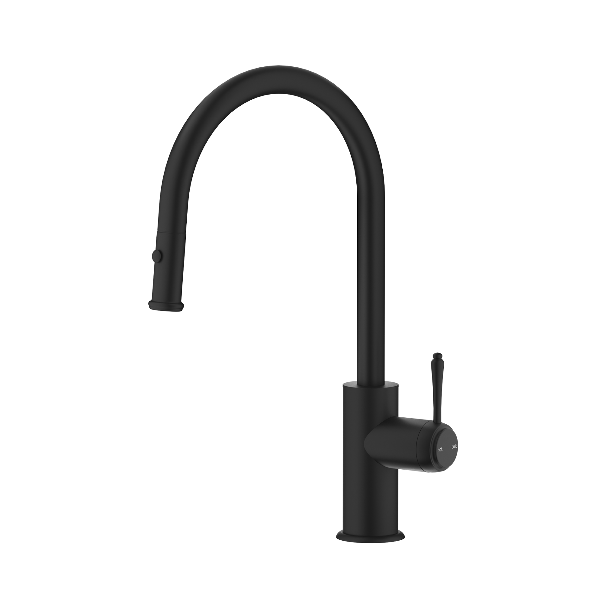 Bella Vista Mica Heritage Pull Out Sink Mixer Matte Black