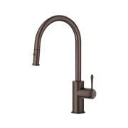 Bella Vista Mica Heritage Pull Out Sink Mixer Dusk Bronze