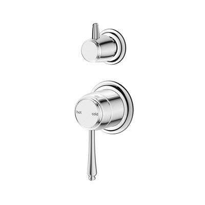 Bella Vista Mica Heritage Shower Diverter Mixer Chrome - TRIM KIT ONLY