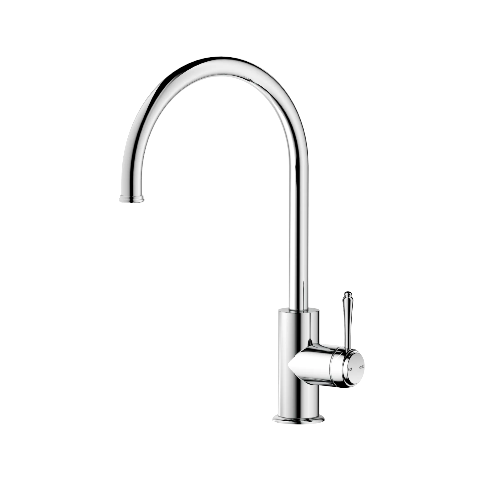 Bella Vista Mica Heritage Gooseneck Sink Mixer Chrome