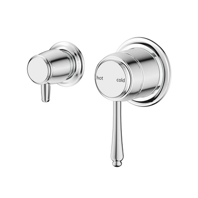 Bella Vista Mica Heritage Shower Mixer Diverter – Sideways Chrome – TRIM KIT ONLY
