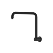 Bella Vista Mica Heritage Gooseneck Shower Arm Matte Black