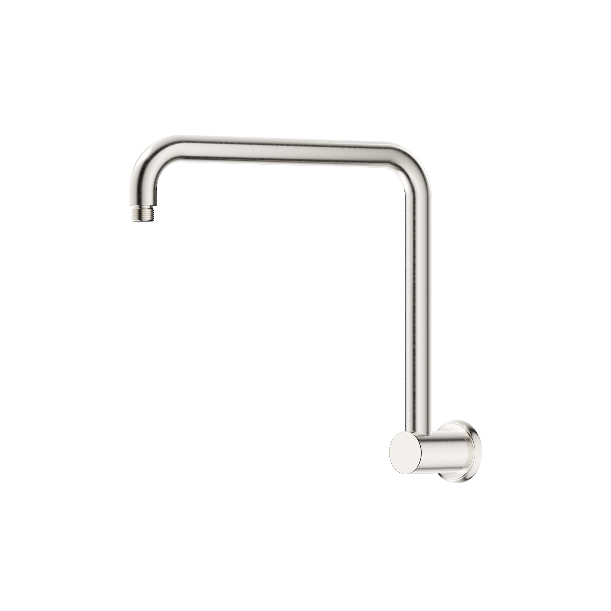 Bella Vista Mica Heritage Gooseneck Shower Arm Brushed Nickel