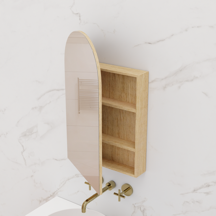 Fifth Avenue Arka Shaving Cabinet- Light Oak