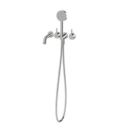 Sussex Virgo Knurl Bath Mixer System with Hand Shower 150mm