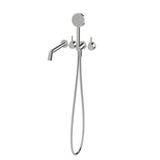 Sussex Virgo Fluted Bath Mixer System with Hand Shower 250mm
