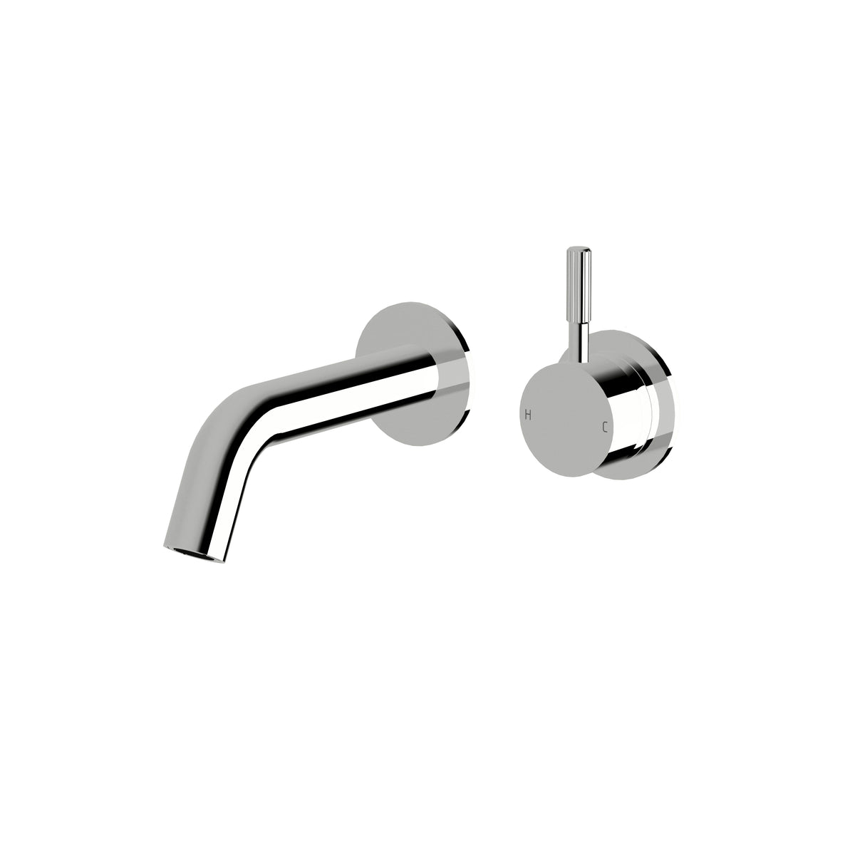 Sussex Virgo Fluted Wall Basin/Bath Mixer Outlet System 150mm