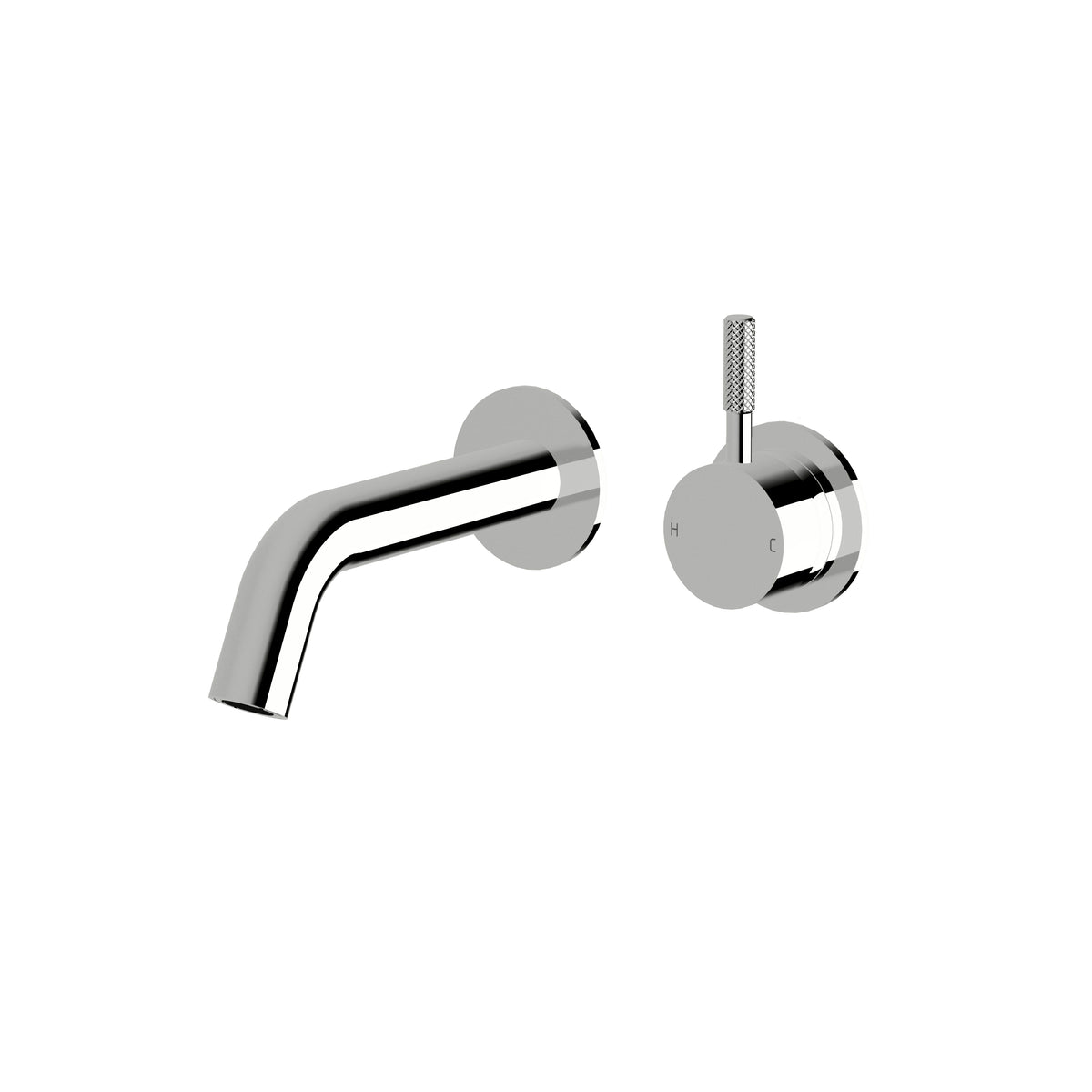 Sussex Virgo Knurl Wall Basin/Bath Mixer Outlet System 150mm