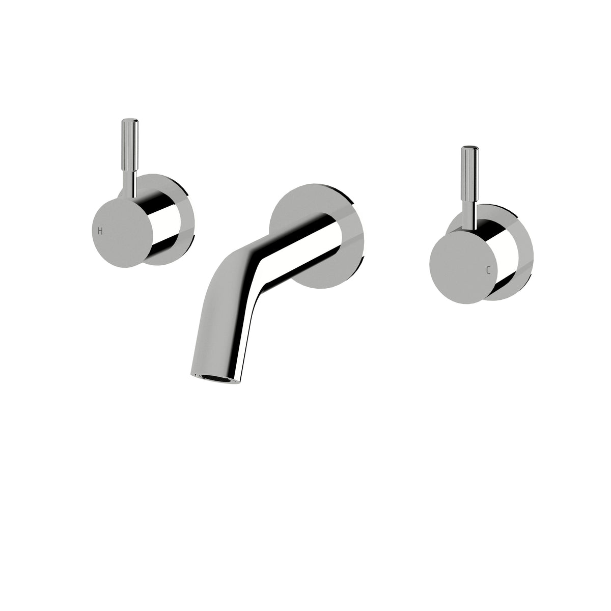 Sussex Virgo Fluted Wall Basin/Bath Set 150mm