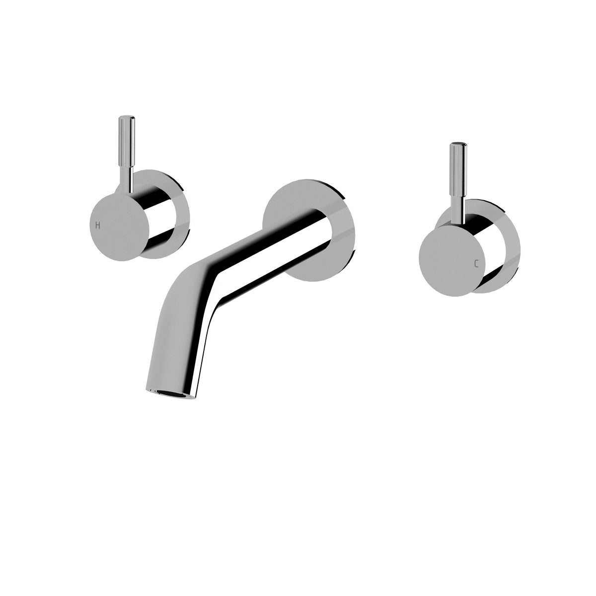Sussex Virgo Fluted Wall Basin/Bath Set 200mm