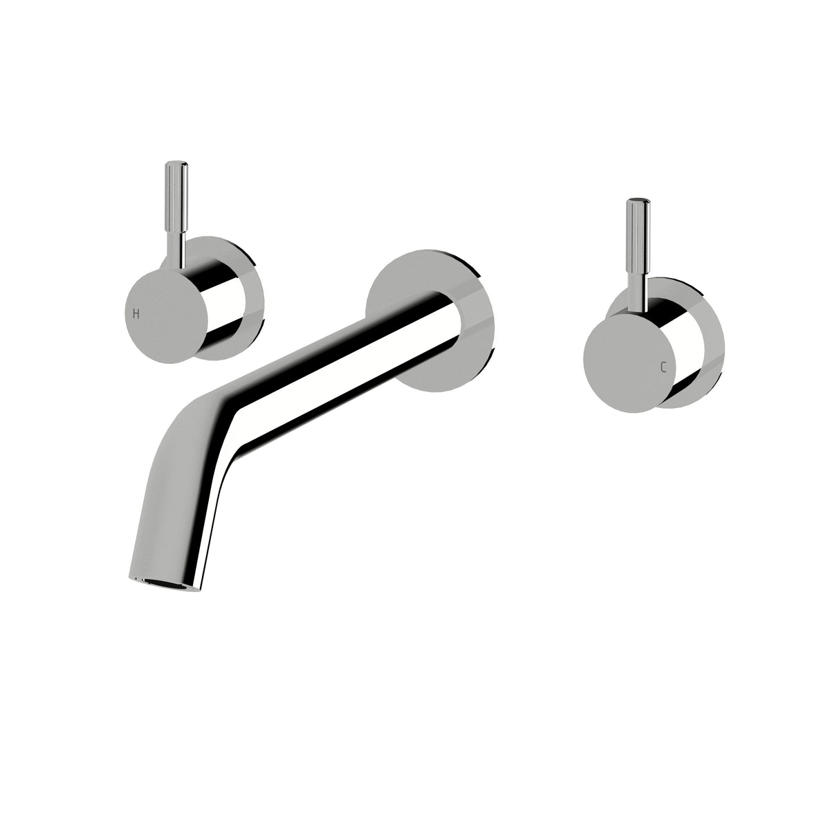 Sussex Virgo Fluted Wall Basin/Bath Set 250mm