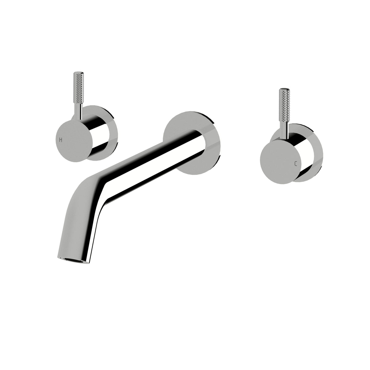 Sussex Virgo Knurl Wall Basin/Bath Set 250mm