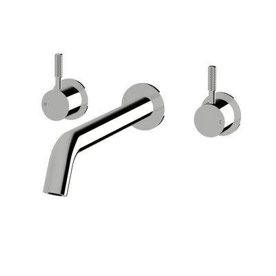 Sussex Virgo Knurl Wall Basin/Bath Set 250mm