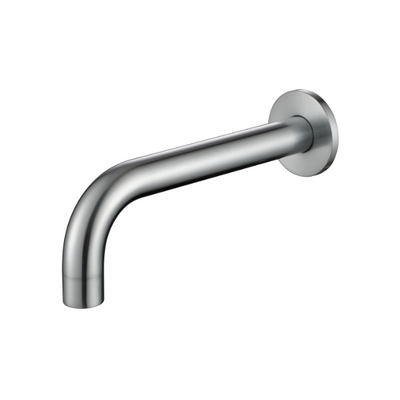 Modern National Star Mini Wall Basin/Bath Spout Brushed Chrome