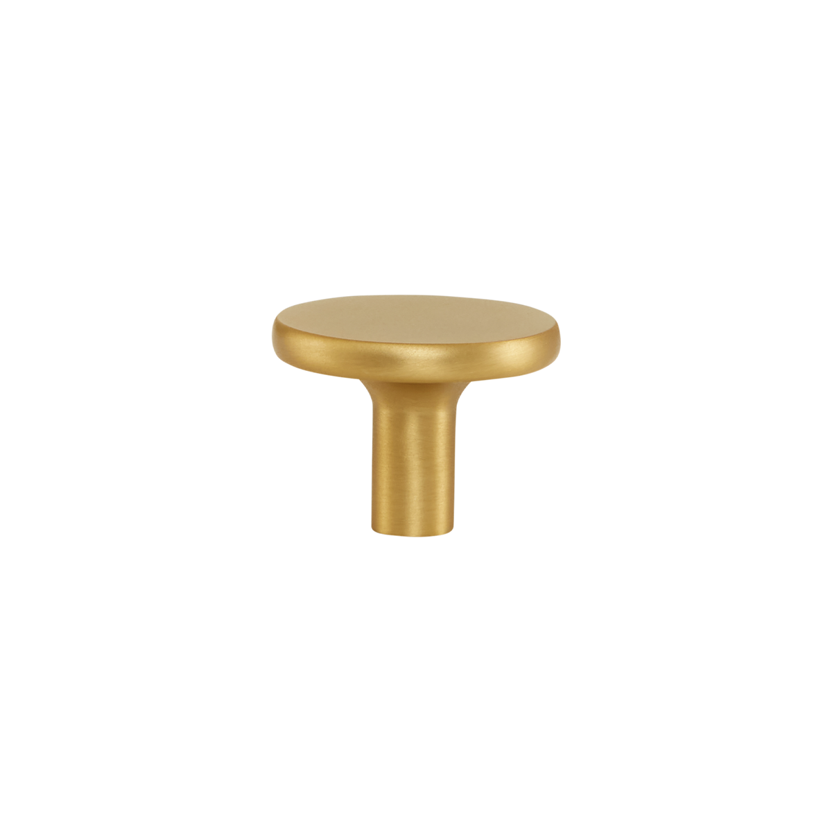 Momo Vena Round Knob 35mm in Brushed Satin Brass - view 2