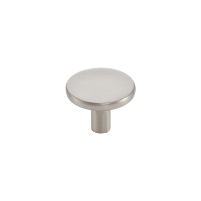 Momo Vena Round Knob 35mm in Dull Brushed Nickel