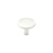 Momo Vena Round Knob 35mm in Matt White