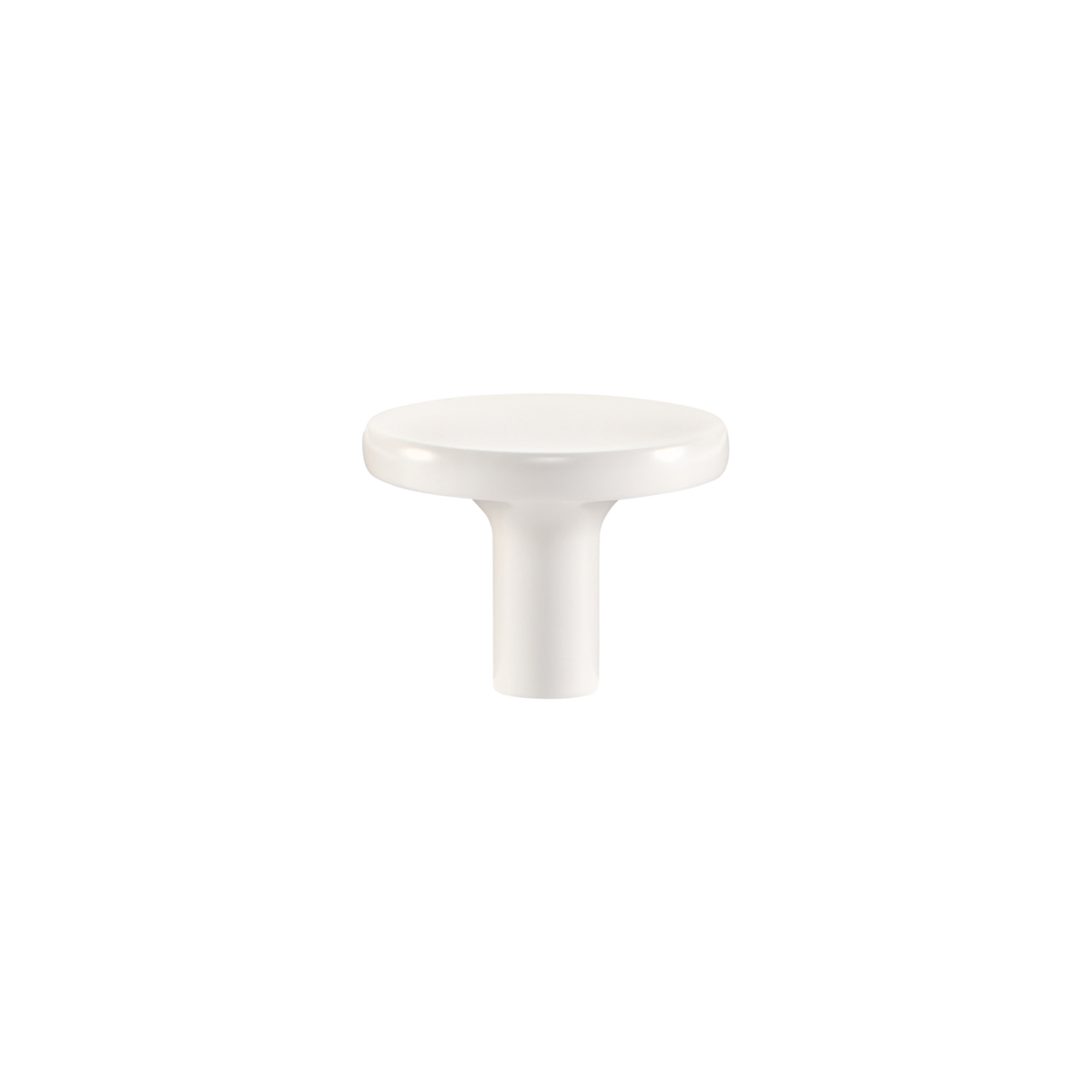 Momo Vena Round Knob 35mm in Matt White - view 2