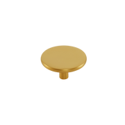 Momo Vena Round Knob 50mm in Brushed Satin Brass