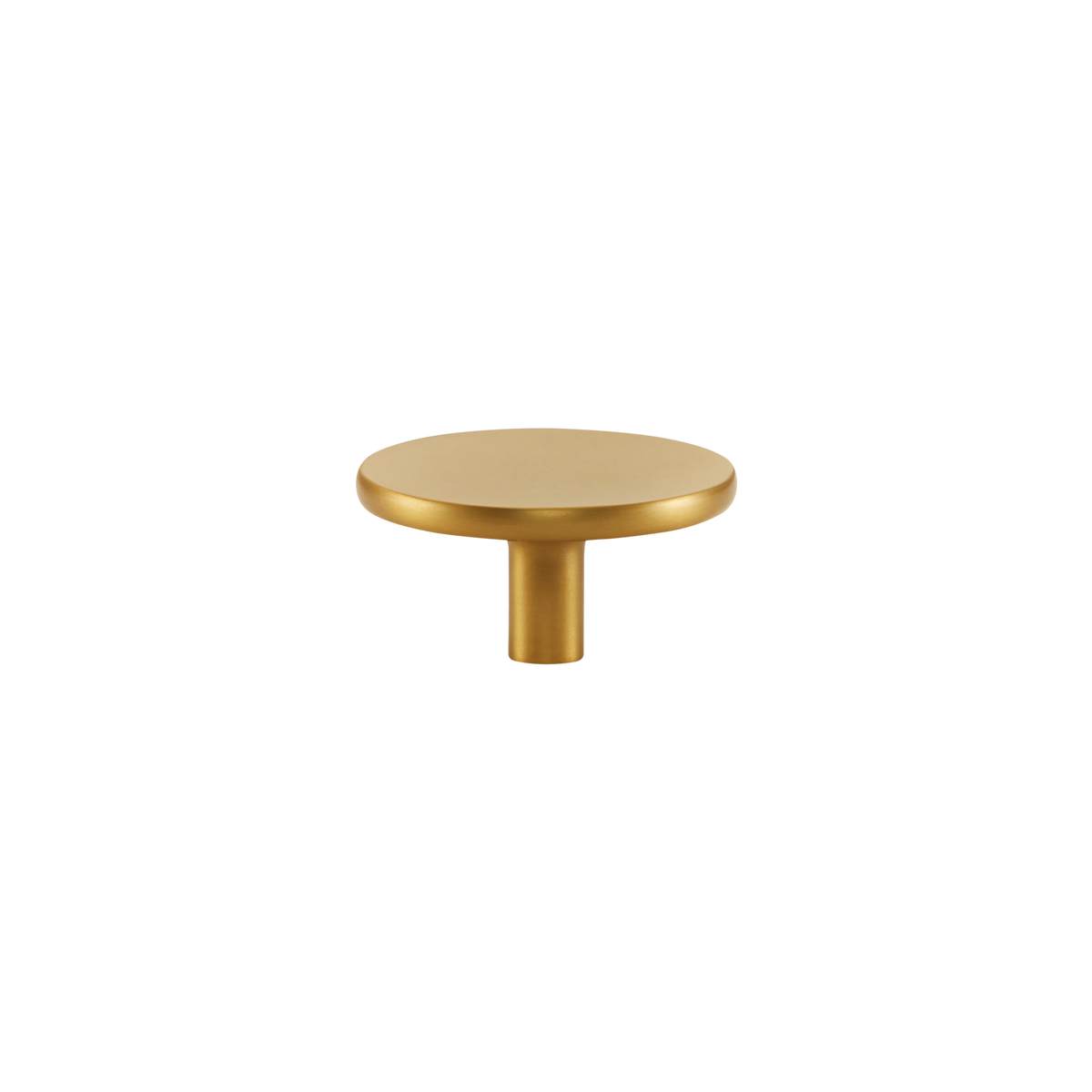 Momo Vena Round Knob 50mm in Brushed Satin Brass - view 2