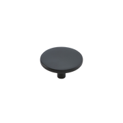 Momo Vena Round Knob 50mm in Matt Black