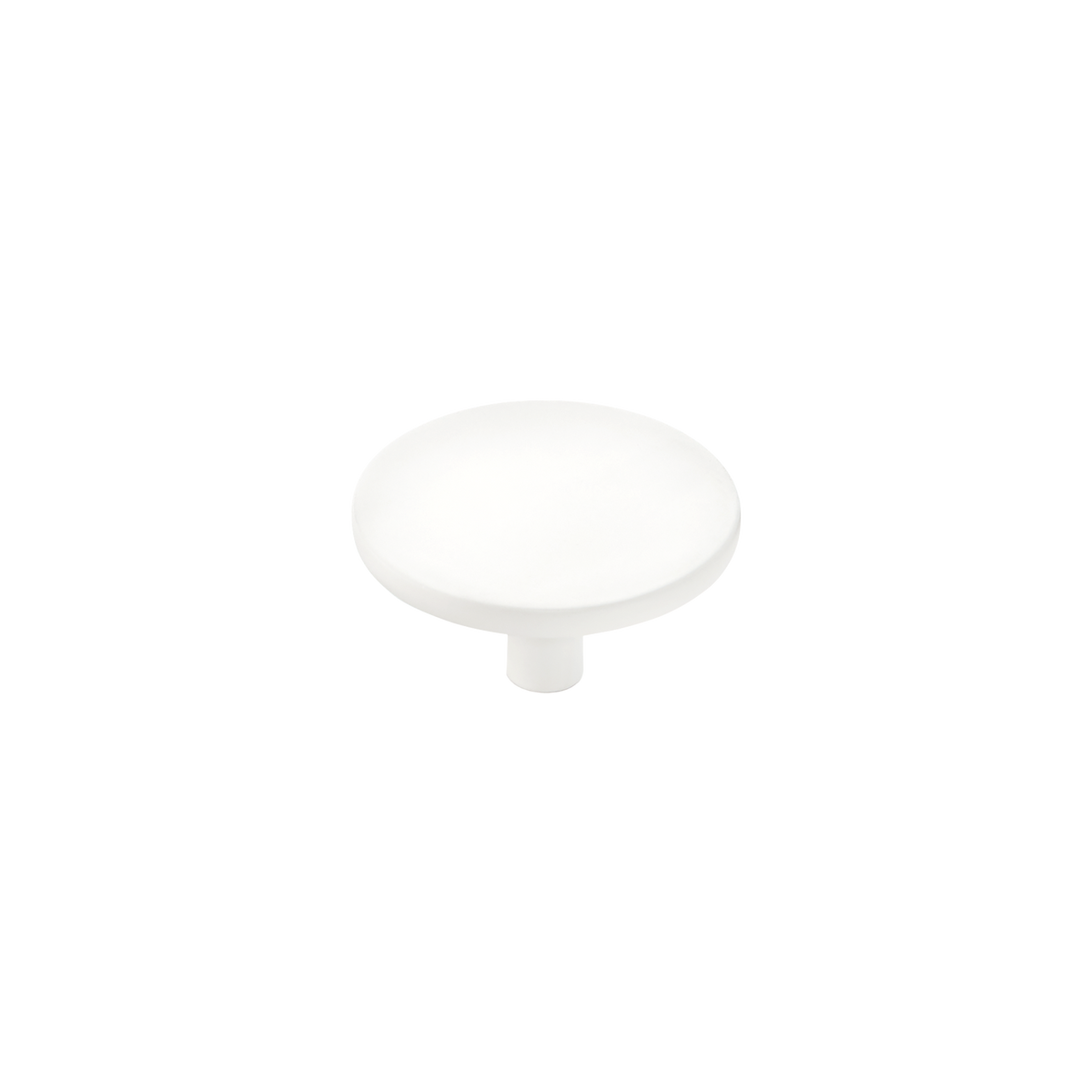 Momo Vena Round Knob 50mm in Matt White