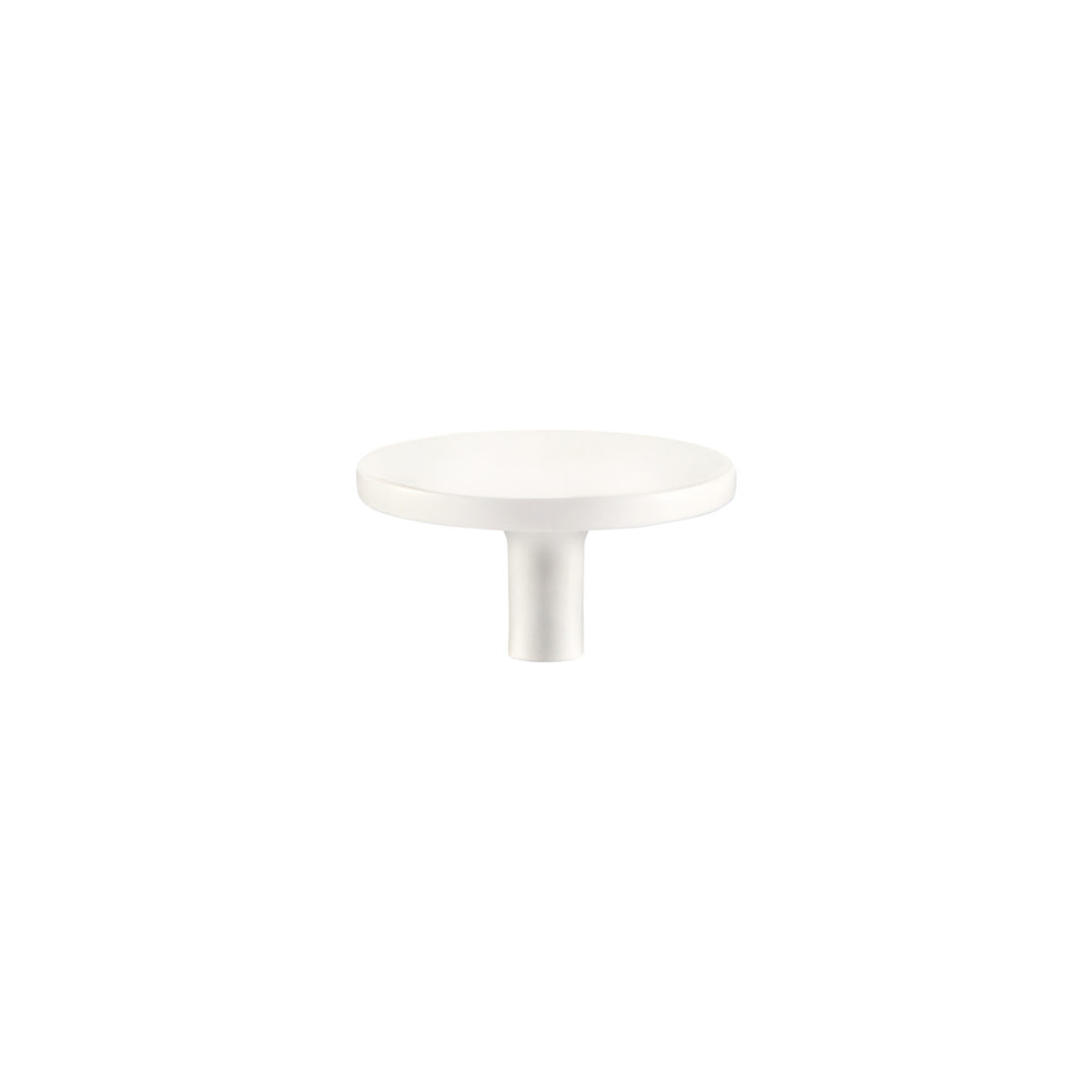 Momo Vena Round Knob 50mm in Matt White - view 2