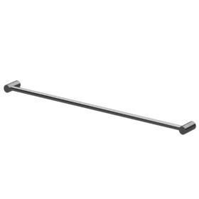 Sussex Felix Single Towel Rail Brushed Smoke Gunmetal