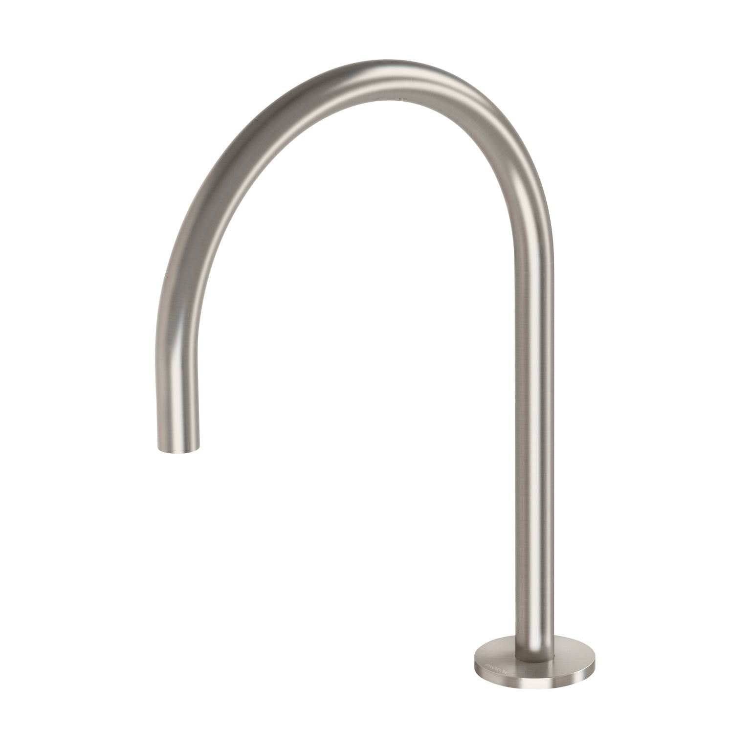 Phoenix Vivid Slimline Hob Sink Mixer Brushed Nickel 220mm - Lead Free