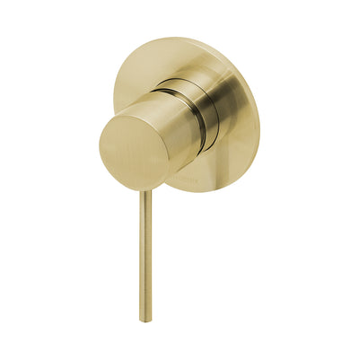 Phoenix Vivid Slimline SwitchMix Shower/Wall Mixer Complete Kit Brushed Gold - Lead Free