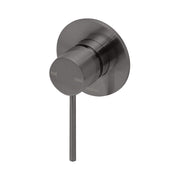 Phoenix Vivid Slimline SwitchMix Shower/Wall Mixer Complete Kit Brushed Carbon - Lead Free